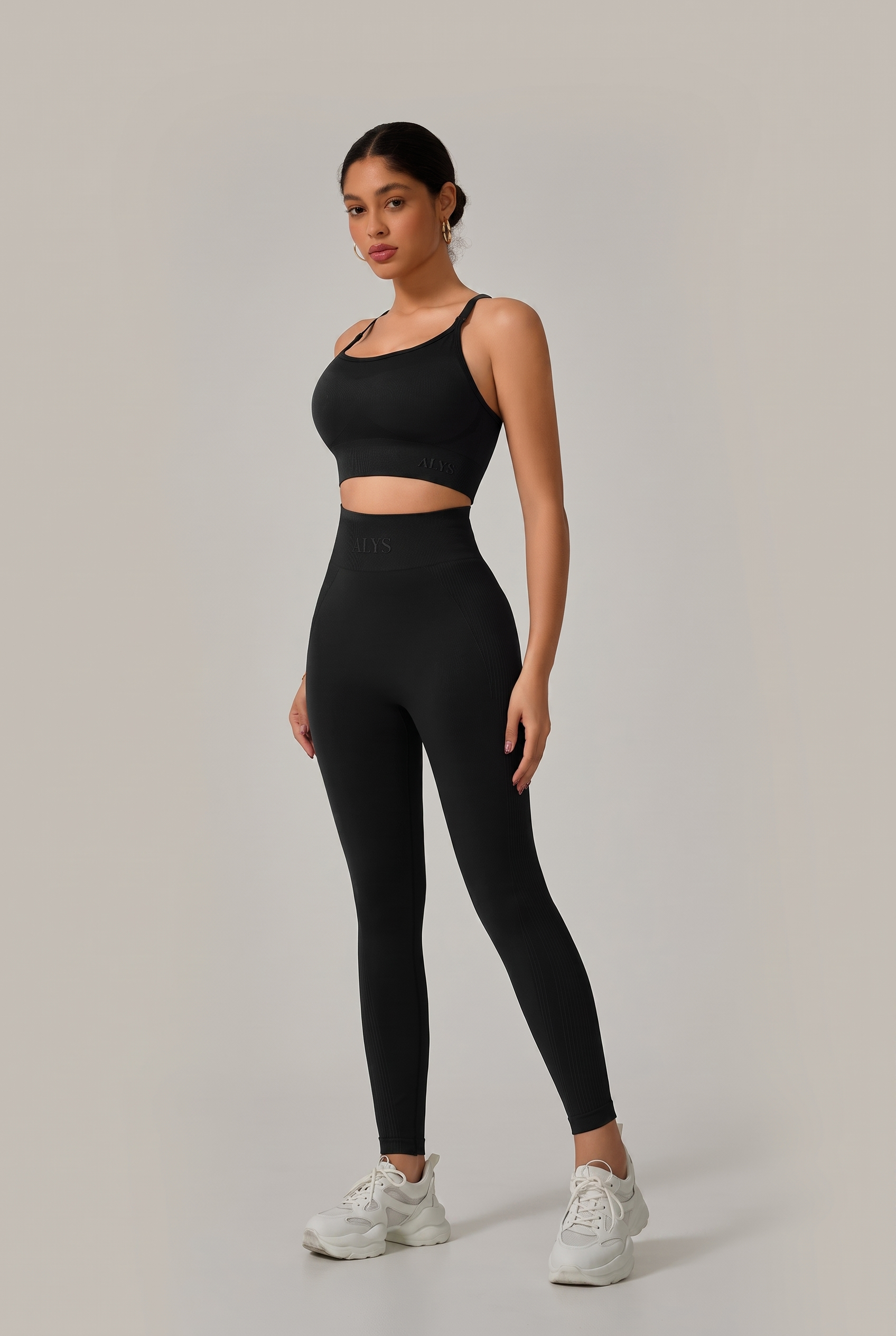 Conjunto Signature Nadador ALYS - Preto (frente)