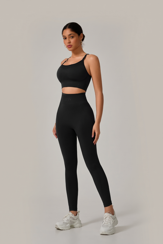 Conjunto Signature Nadador ALYS - Preto (frente)