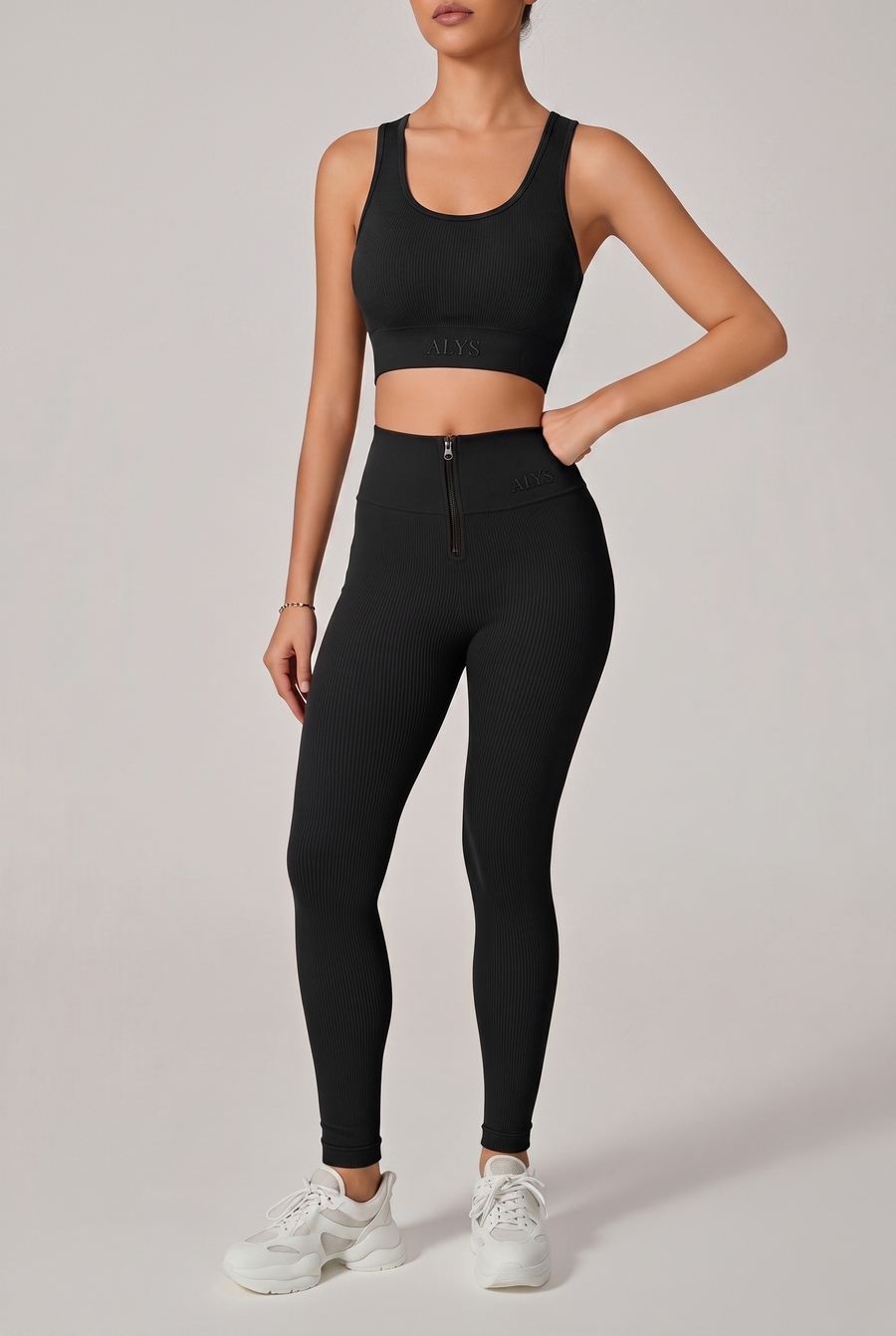Kit Legging Ribbed com Zíper — Leve 2 por R$149,90