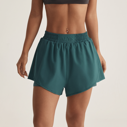 ALYS Short Dry Duplo Verde