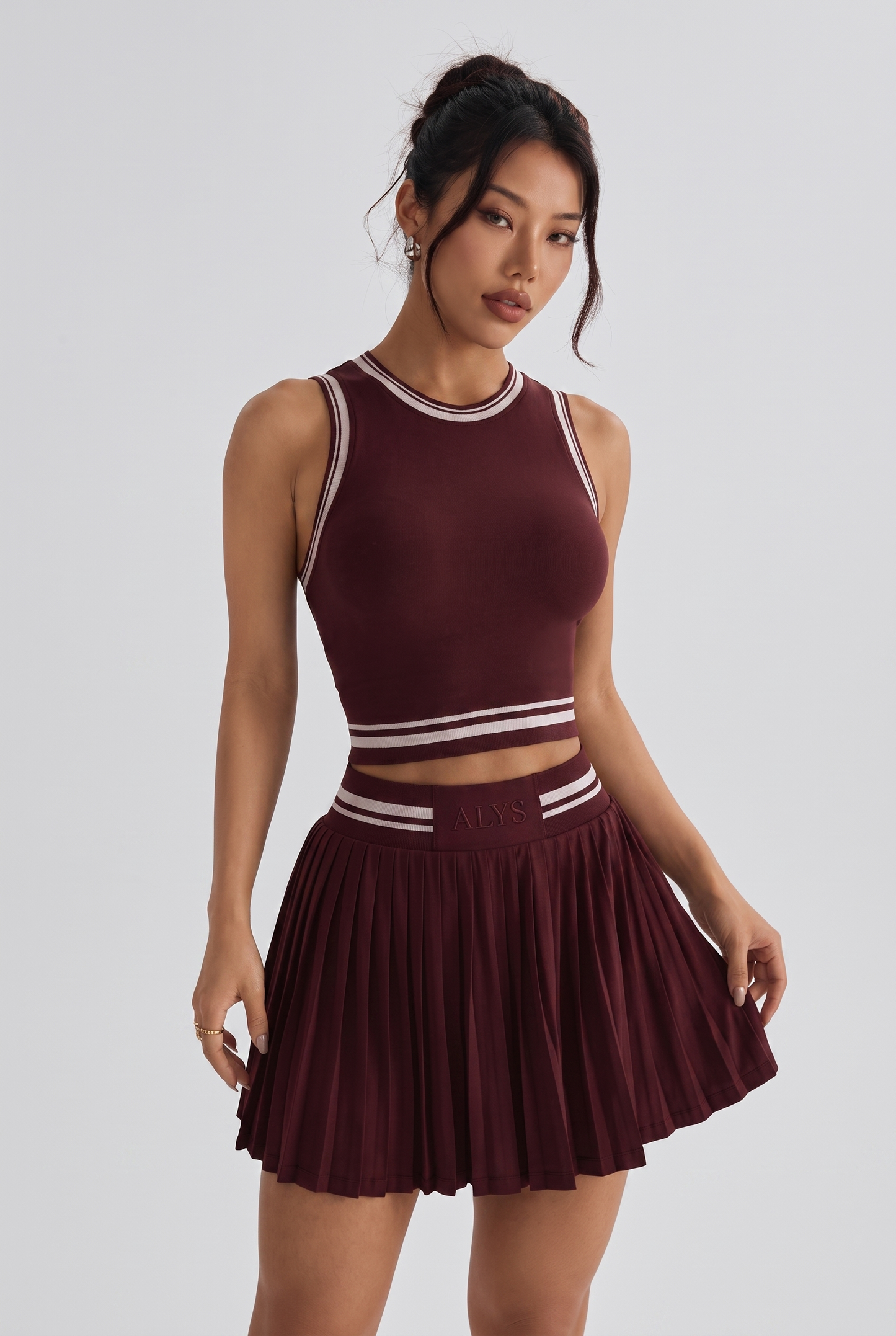 Conjunto Court Roxo - Alys