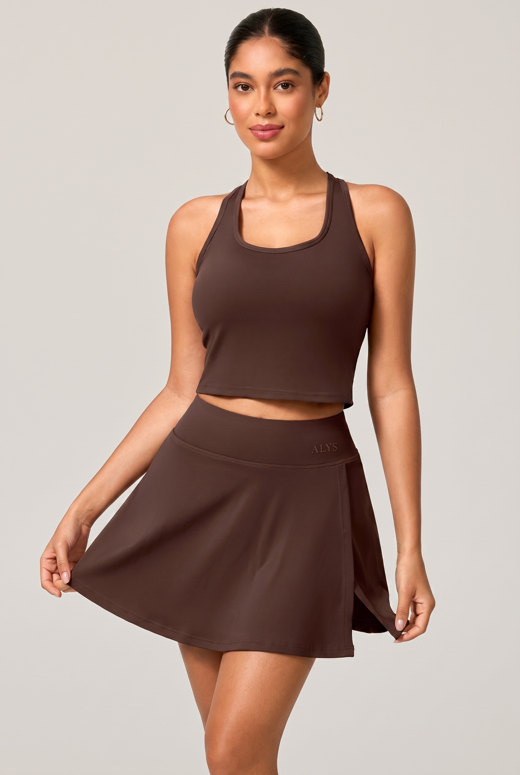 Conjunto Signature Nadador Marrom frente ALYS